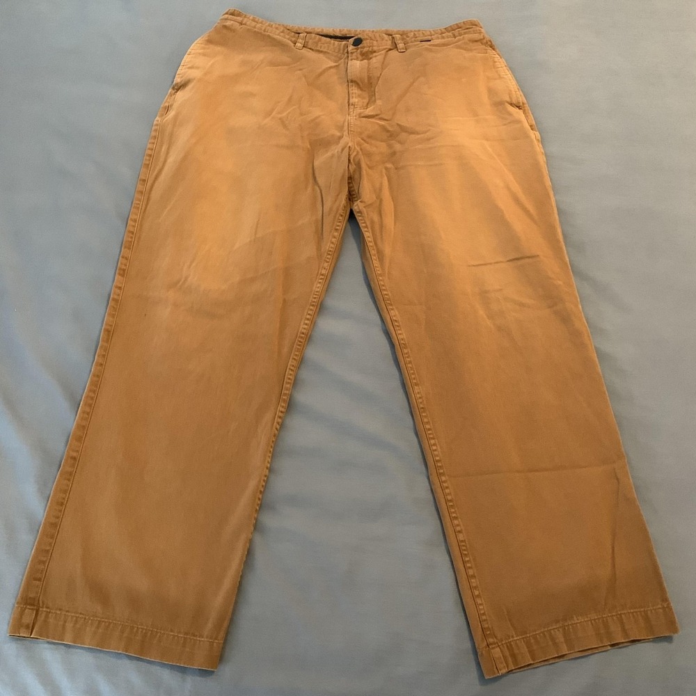 Hurley Pants‎ Mens 37x30 Brown Chino Straight Leg Flat Front Casual Skate Surf